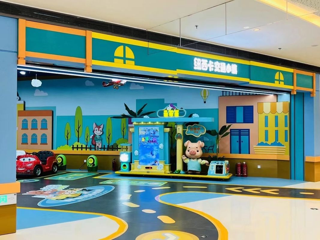Lantai Vinyl Efek 3D Pribadi PVC Lantai Vinyl Cetak 3D Untuk Taman Hiburan