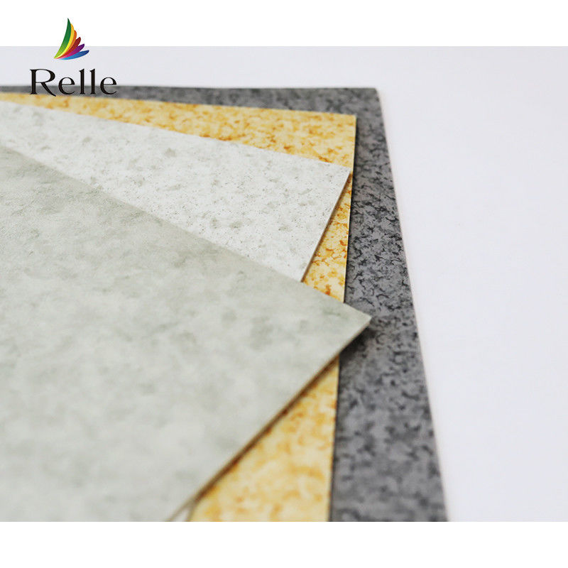 Lantai Vinyl Roll Indoor Luxury Grey PVC Glue Down Lantai Vinyl Cover