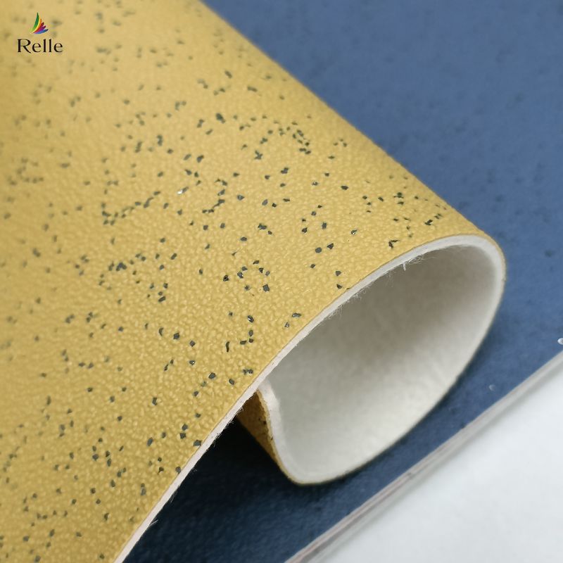 Glue Down Bus Vinyl Flooring Lantai Keamanan Komersial Dengan Homogen Felt Back
