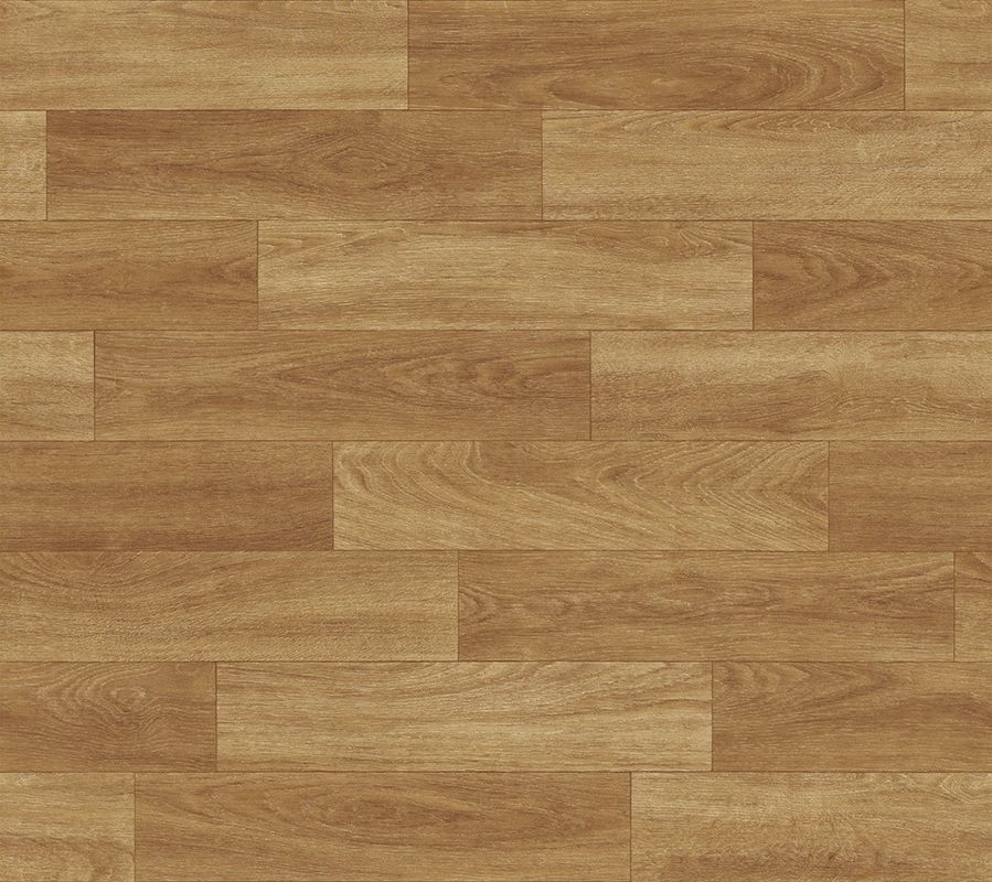 20m PVC Oak Vinyl Flooring Roll Heterogen Vinyl Flooring Untuk TK