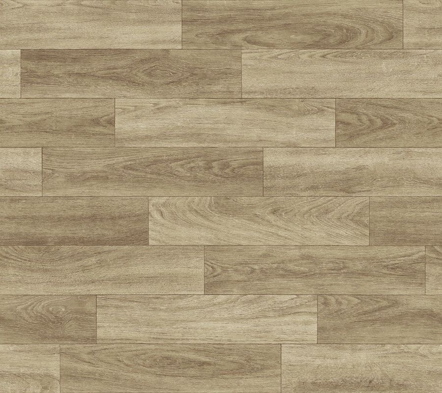 20m PVC Oak Vinyl Flooring Roll Heterogen Vinyl Flooring Untuk TK