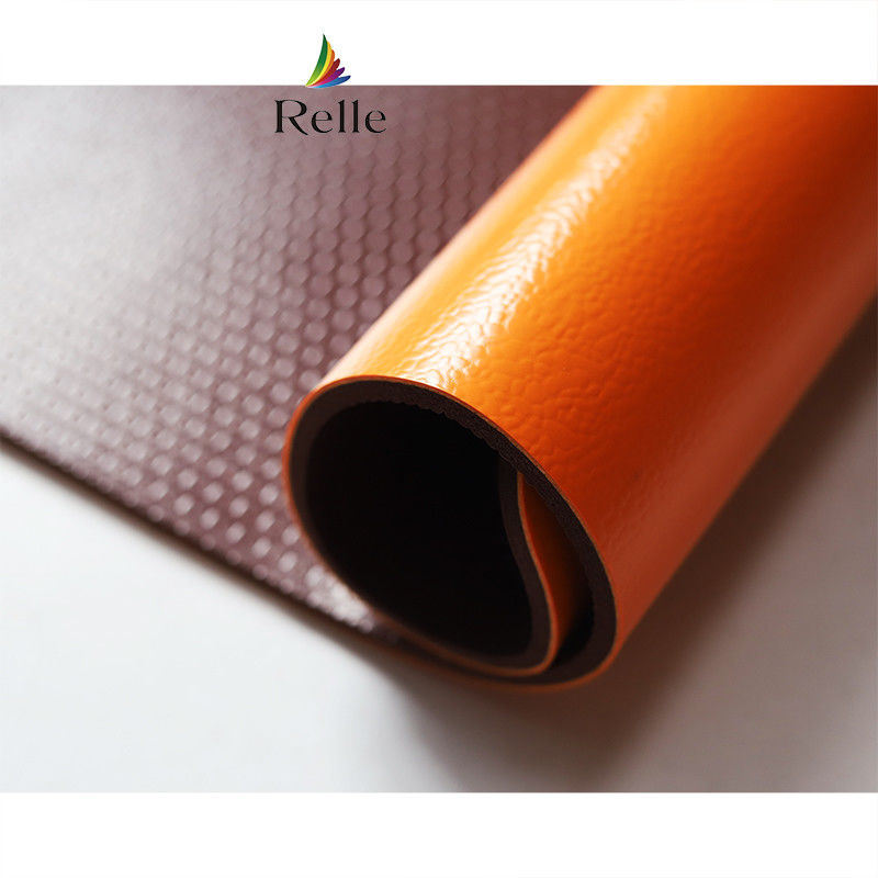 Indoor Green Synthetic Badminton Court Flooring Roll Mat dengan PVC dan Batu kapur oleh Relle