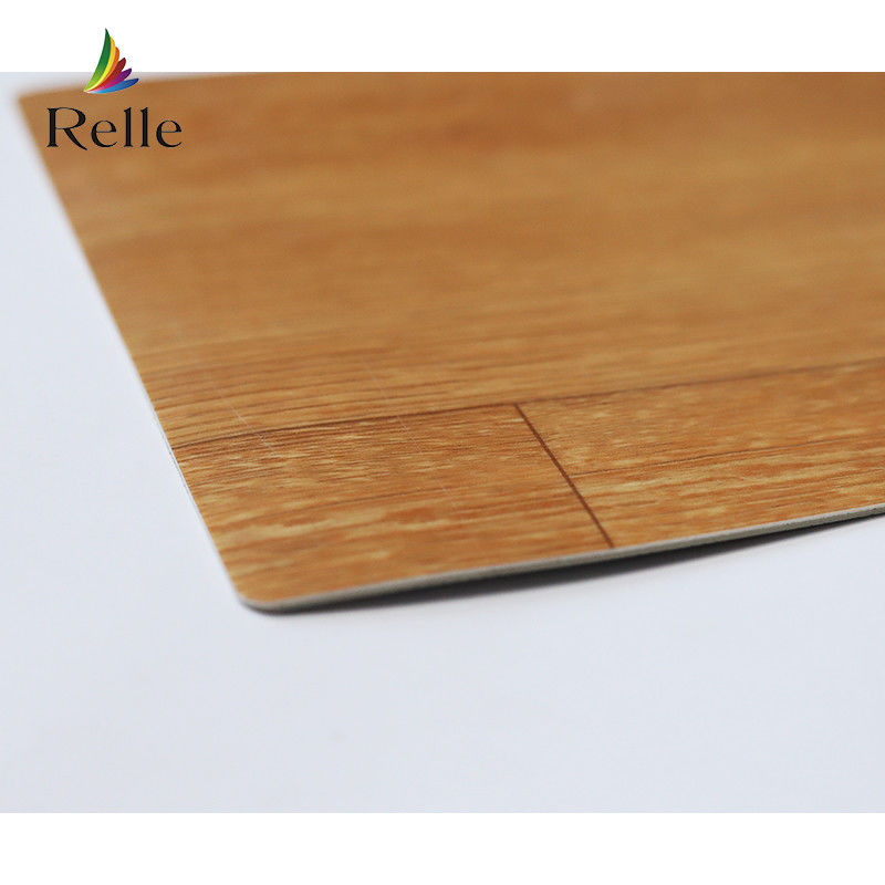 Relle 3,8m PVC Heterogen Vinyl Flooring Roll Sheet Sertifikat CE / SGS / ISO9001