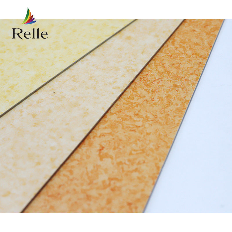 Indoor Office Wear Resistant PVC Vinyl Flooring Roll dengan dan T Grade Wear Resistance