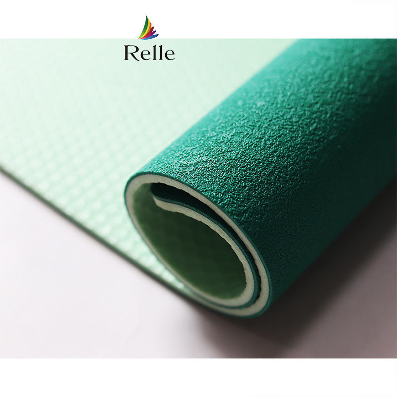 Indoor Relle 6mm Indoor Green Synthetic Badminton Court Flooring dengan Shock Absorption