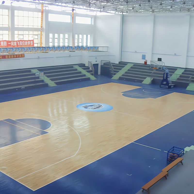 Lantai PVC Vinyl Roll untuk Lapangan Bola Basket Meningkatkan Kinerja dan Keamanan