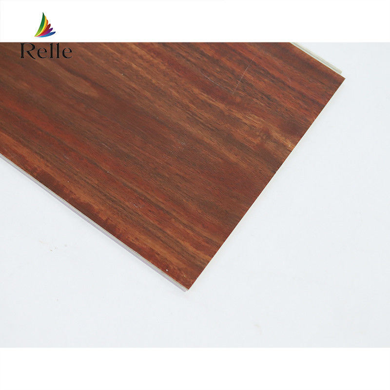 Lapisan UV LVT Lantai Parket CE SGS Lantai Kayu Plastik Vinyl