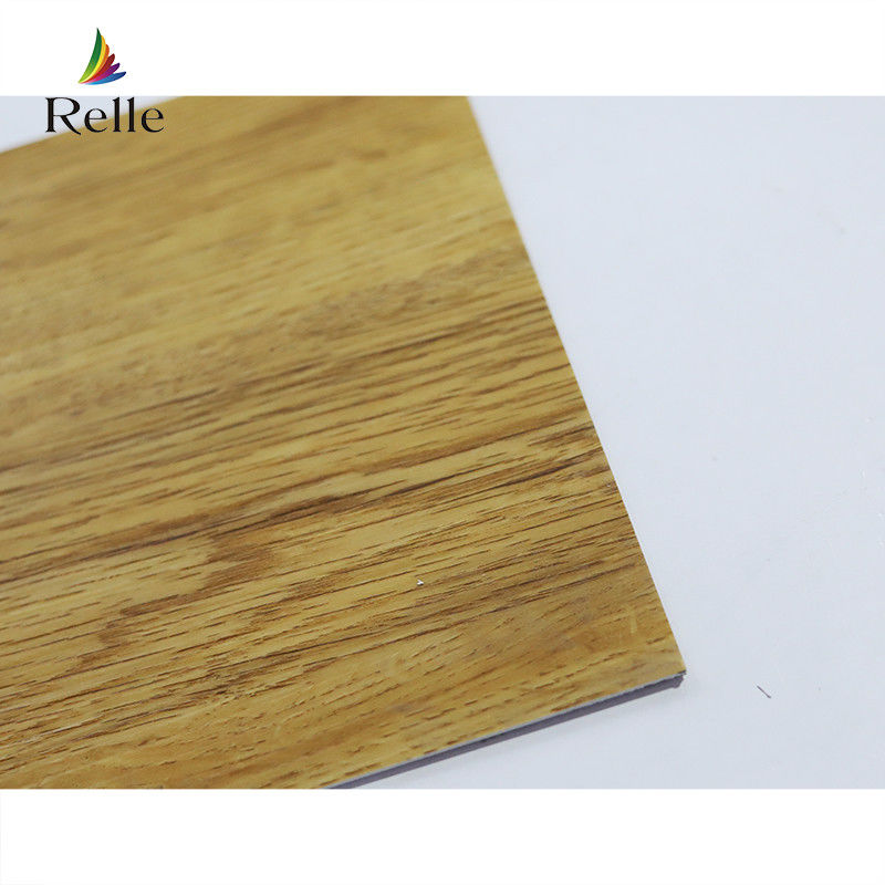 Lapisan UV LVT Lantai Parket CE SGS Lantai Kayu Plastik Vinyl