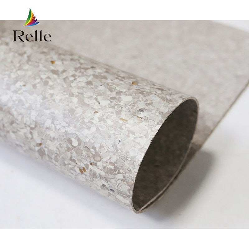 Plain Etc Relle Rumah Sakit Sekolah Homogen Resilient Sheet Vinyl Lantai untuk Dubai