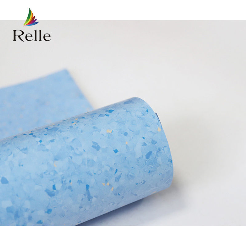 Aksesoris lantai rumah sakit Lantai dan rok PVC biru dengan pemasangan gule