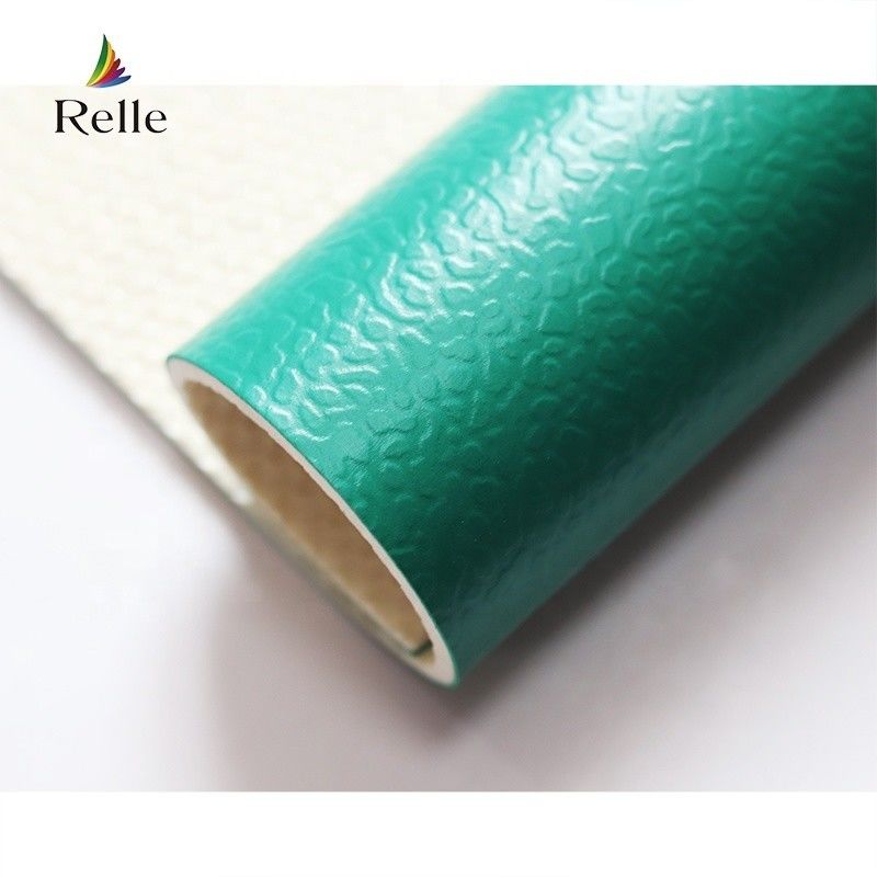 Glue Down Installation Relle PVC 6mm Indoor Badminton Carpet Flooring Roll untuk Olahraga