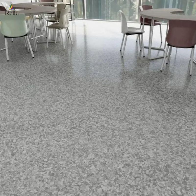 2mm tebal PVC Material kering kembali Plastik Vinyl Floor Roll untuk Indoor di bangunan tinggi