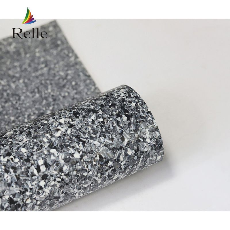 T Grade Wear Resistant Relle Light Vinyl Flooring Grey untuk Indoor di Malaysia Lembut dan Nyaman