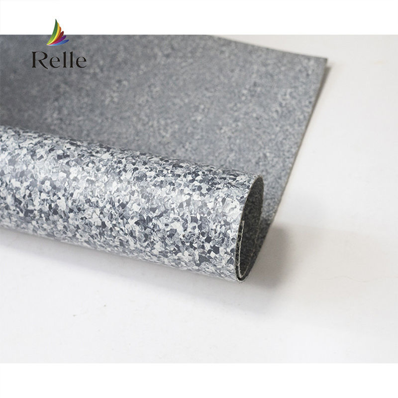 T Grade Wear Resistant Relle Light Vinyl Flooring Grey untuk Indoor di Malaysia Lembut dan Nyaman