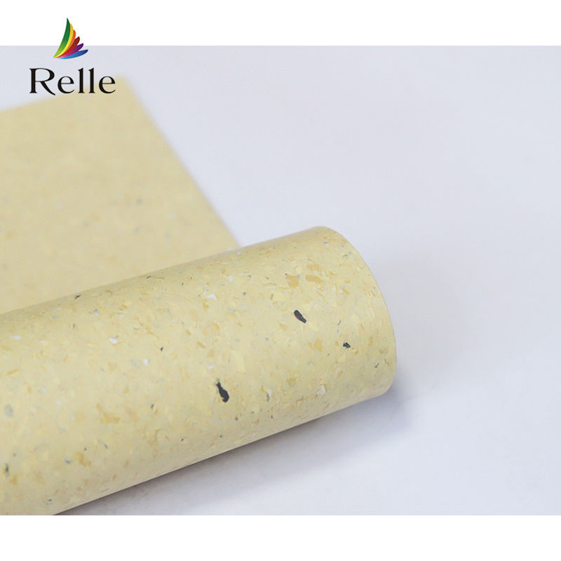 Anti Bakteri Relle Komersial Warna Biasa Homogen 2mm Pakai Lapisan PVC Flooring Roll untuk Klinik