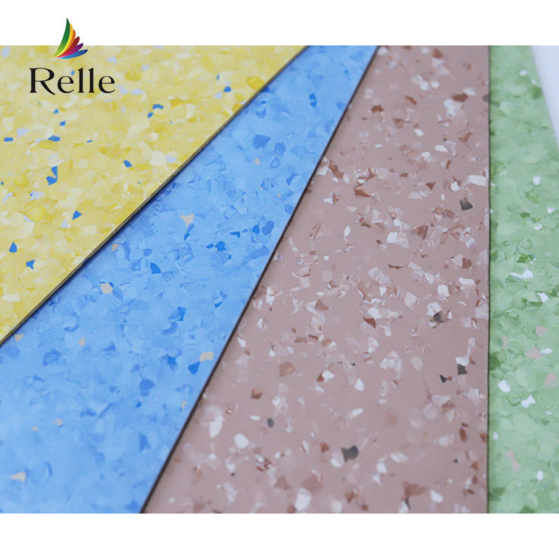 Anti Bakteri Relle Komersial Warna Biasa Homogen 2mm Pakai Lapisan PVC Flooring Roll untuk Klinik