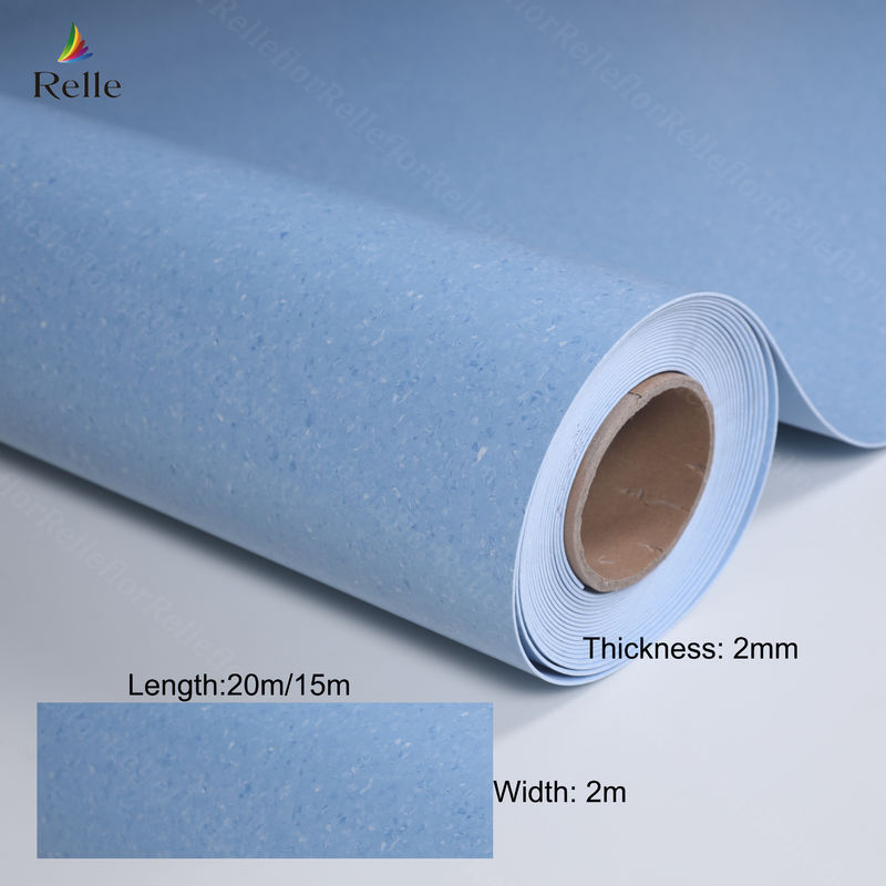 Modern Indoor Plastic Flooring Roll dengan PUR Coating yang disediakan oleh dan ketebalan 2-4mm