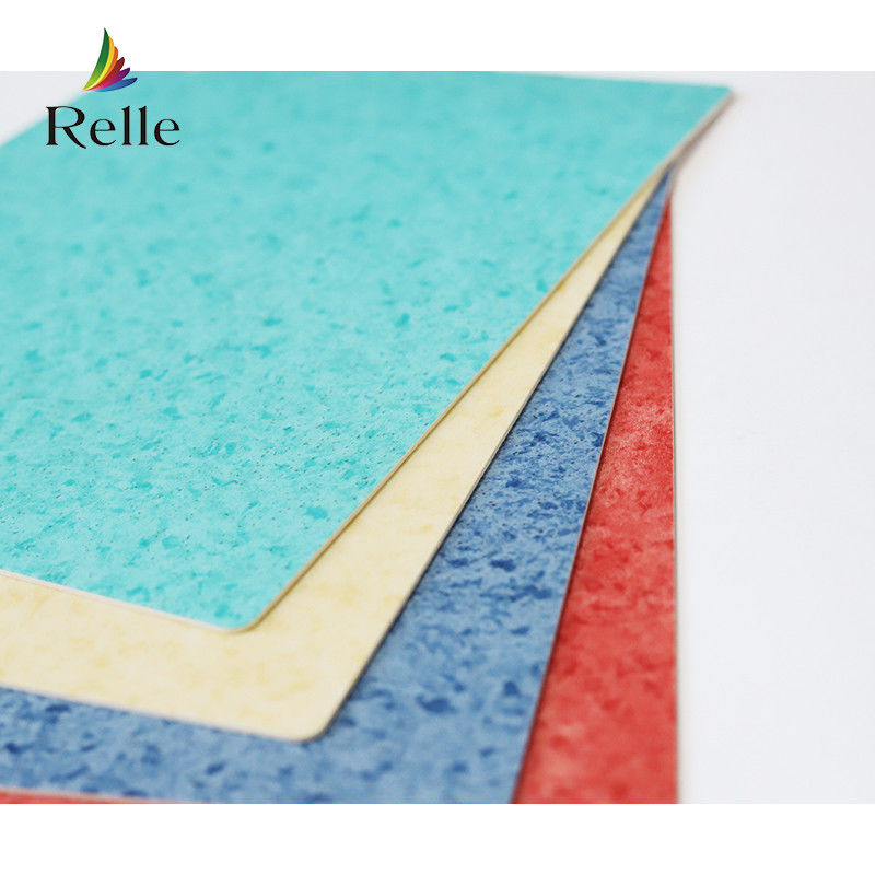 UV Coating Relle Custom Commercial Soft PVC Heterogeneous Flooring untuk TK Ketebalan 1,8mm-3.0mm