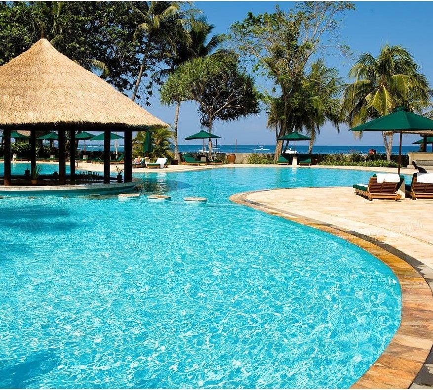 Waterproof Blue Mosaic Pool Liner 1.2mm 1.5mm Vinyl Liner untuk kolam renang bawah tanah