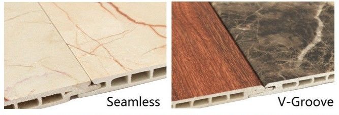 Panel dinding dekoratif serat bambu PVC 10mm tebal untuk ruang tamu