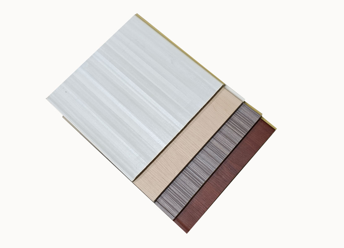 Panel dinding dekoratif serat bambu PVC 10mm tebal untuk ruang tamu