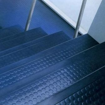 Coin Mat Flooring 2mm-4mm Waterproof Rubber Flooring Rolls Untuk Lalu Lintas Berat