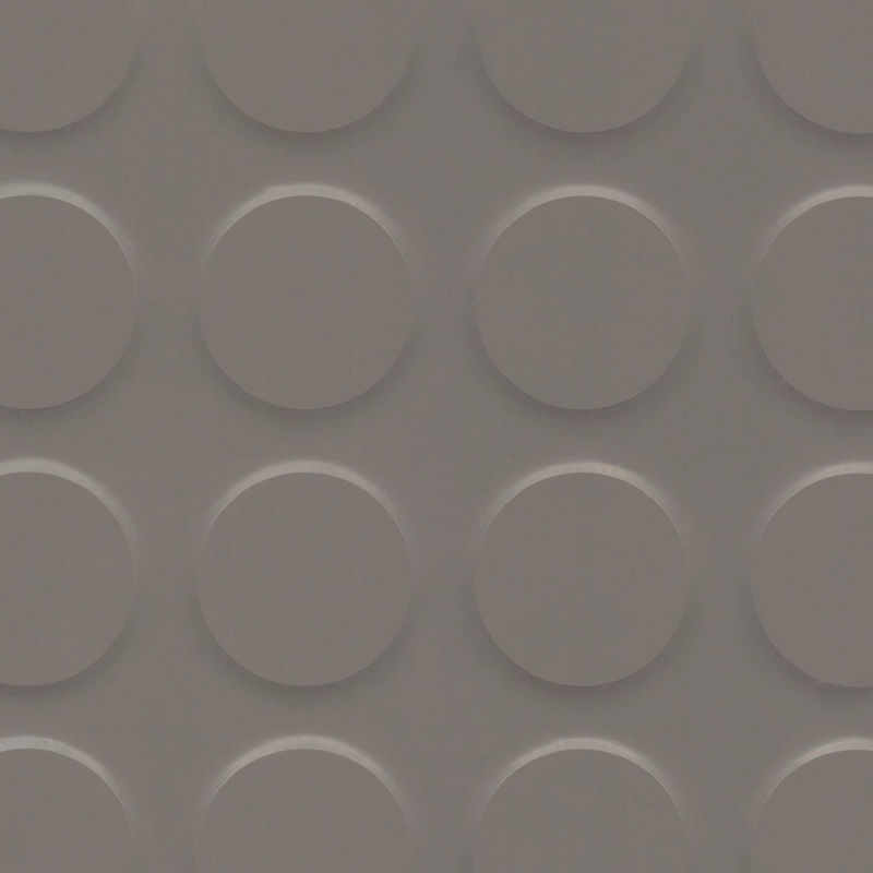 Coin Mat Flooring 2mm-4mm Waterproof Rubber Flooring Rolls Untuk Lalu Lintas Berat