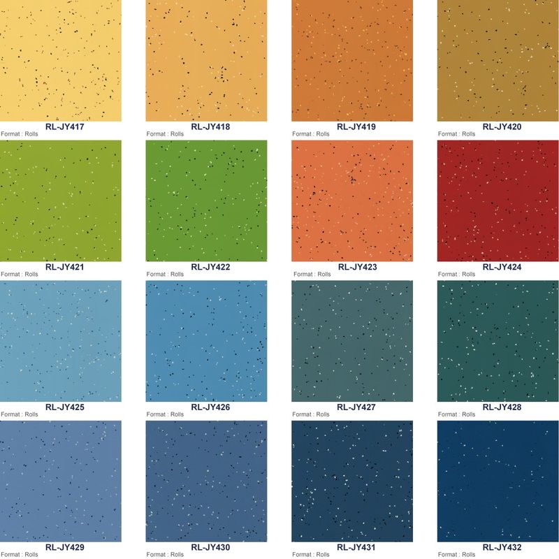 Relle Karet Vinyl Flooring Roll 2mm-5mm Ketebalan Lantai Karet Indoor