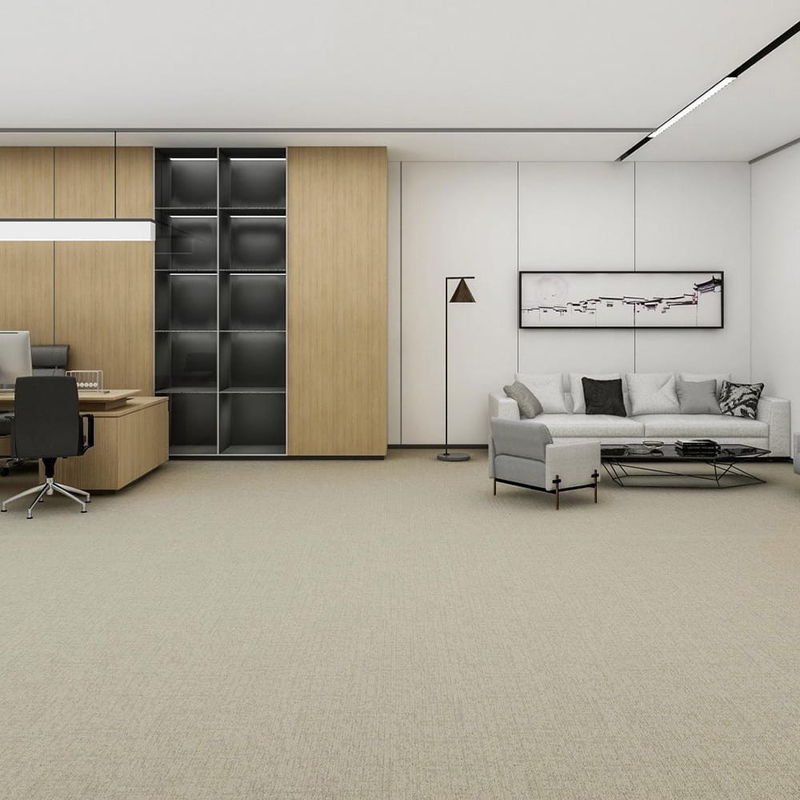 6.5mm 7mm Office Carpet Tile Commercial Carpet Tile Untuk Kamar Tidur Hotel Tempat Kerja