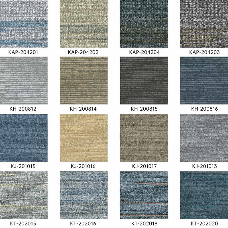 Karpet Anti-fouling Anti-selip dengan Lapisan Belakang PVC Diperkuat Serat Kaca untuk Area Aliran Tinggi