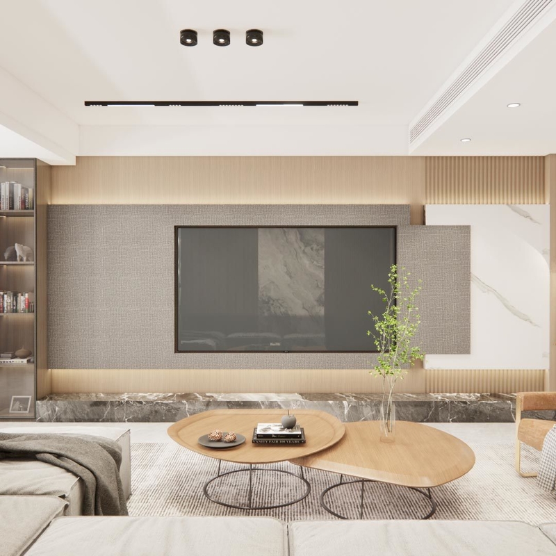 Panel Dinding Kayu-Plastik 3D Ramah Lingkungan Relle WPC (Dapat Disesuaikan Multi-Spesifikasi, untuk Dekorasi Interior)