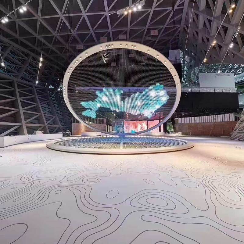 Lantai Karet Relle Anti-Selip, Tahan Aus & Tahan Noda untuk Aula Pameran