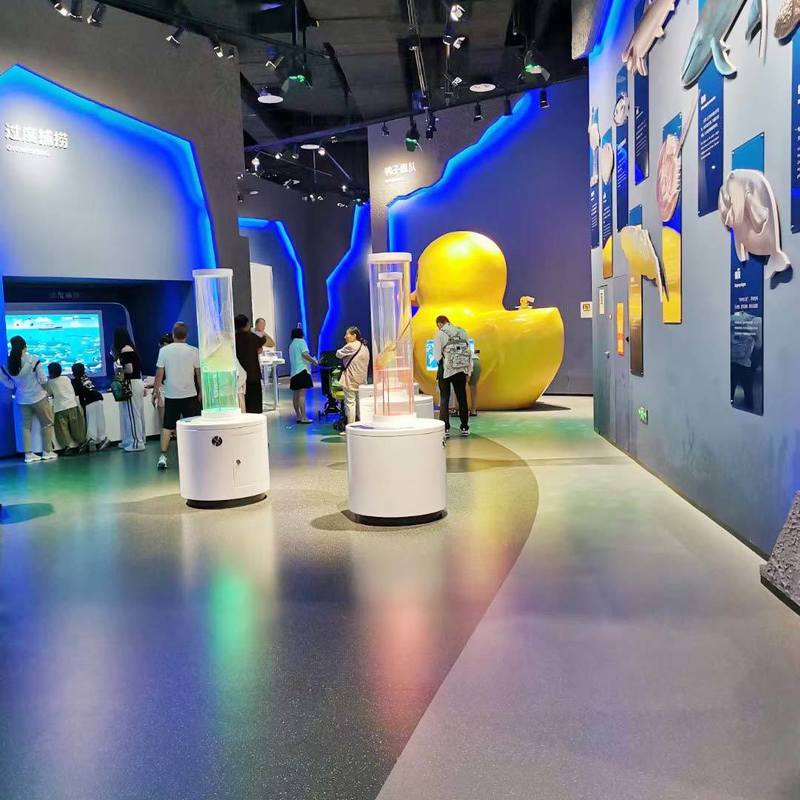 Lantai Karet Relle Anti-Selip, Tahan Aus & Tahan Noda untuk Aula Pameran