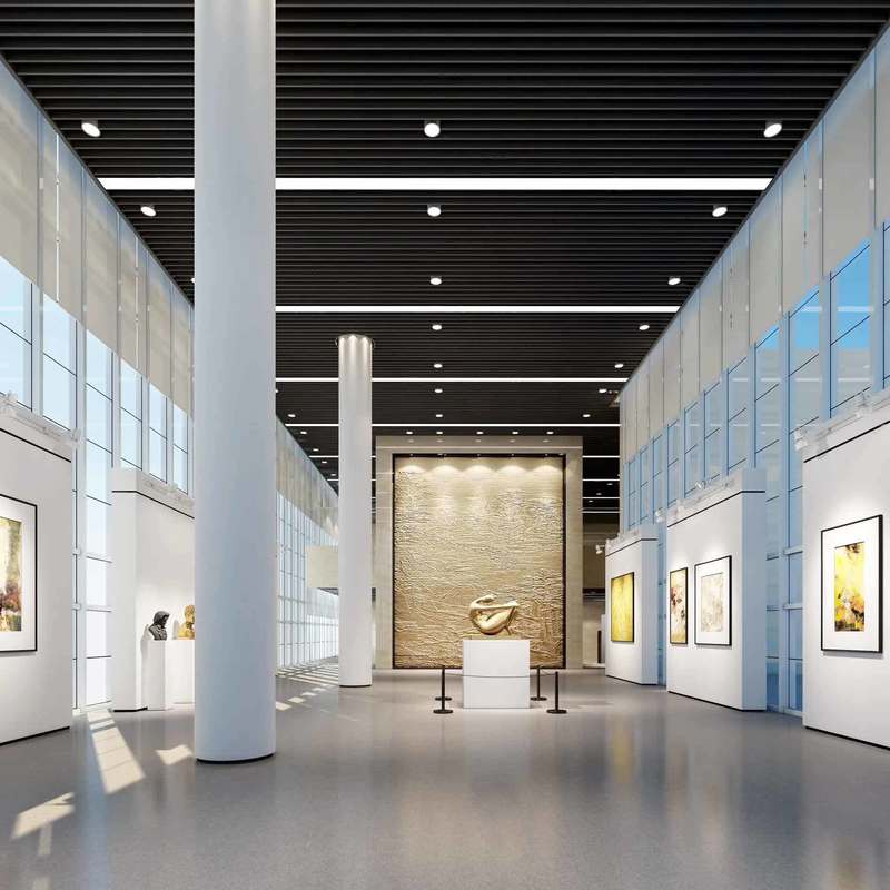 Lantai Karet Anti Noda & Anti Selip Relle untuk Zona Pameran Relik Budaya Museum