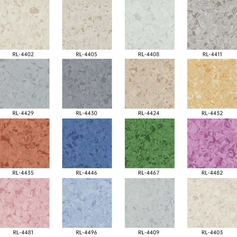 Lumina Health/Infinity Lantai Vinyl Homogen Antimikroba Mudah Bersih untuk Rumah Sakit