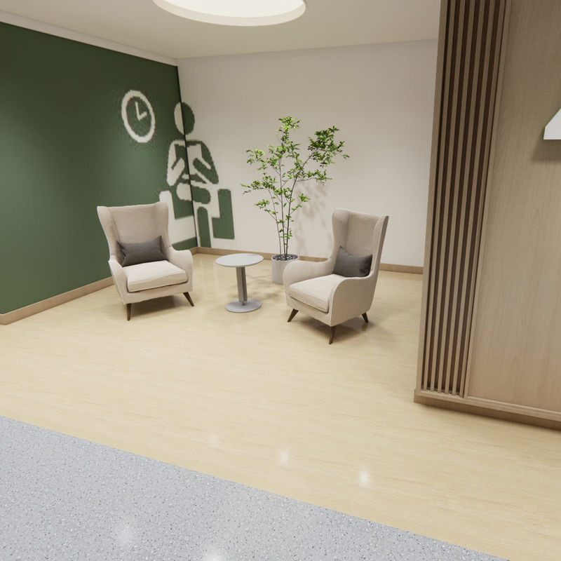 Lantai Perawatan Lansia Komprehensif untuk Panti Jompo – Gaya Higienis Homogen Tingkat Medis