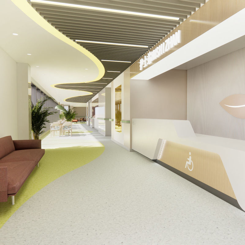 Lantai Vinyl Higienis Anti Selip untuk Panti Jompo – Versi Tahan Lama Tingkat Medis