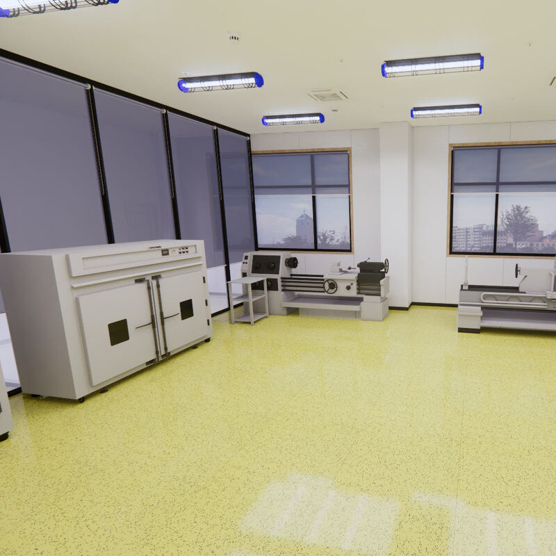 Relle Karborundum Lantai Keamanan Industri untuk Pabrik