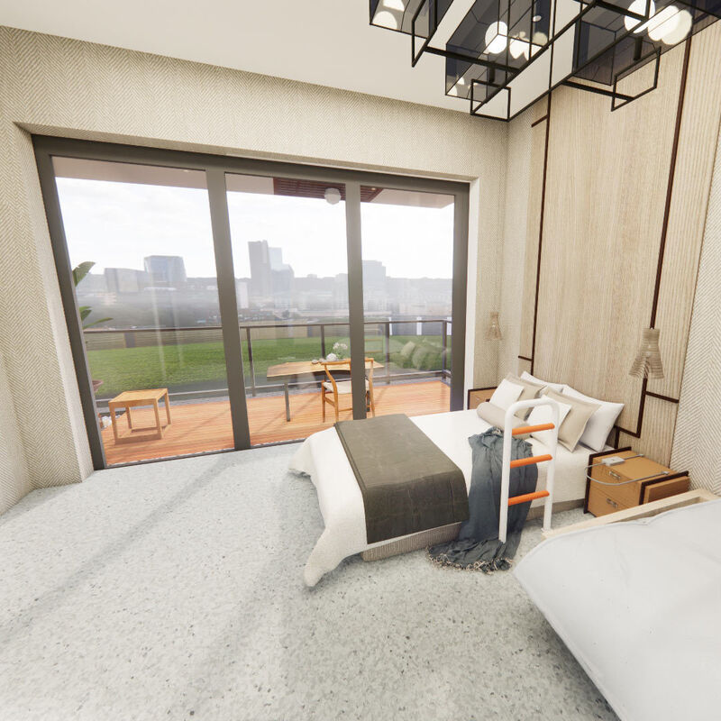 Lantai Vinyl Homogen Mulus Tahan Bahan Kimia yang Direkayasa untuk Kebutuhan Tata Graha Panti Jompo