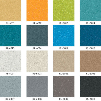 Lantai Homogen Berkualitas Komersial Tanpa Formaldehida Waterproof Untuk Daerah Lalu Lintas Tinggi