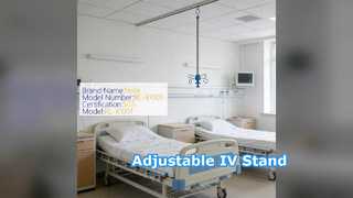 Stand IV yang Dapat Ditarik untuk Tempat Tidur Rumah Sakit