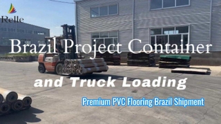 Pemuatan Kontainer dan Truk Proyek Brasil